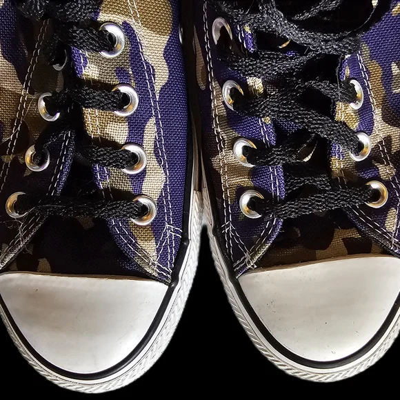 Camouflage High-Top Sneakers - Picture 6 of 11